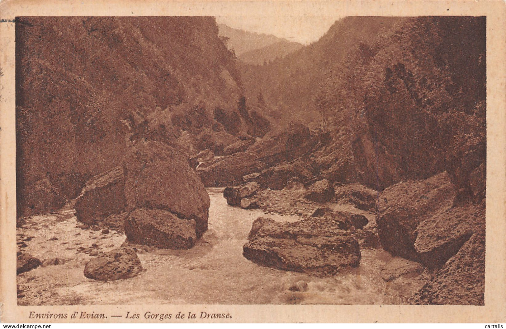 74-LES GORGES DE LA DRANSE-N°4229-B/0267 - Autres & Non Classés