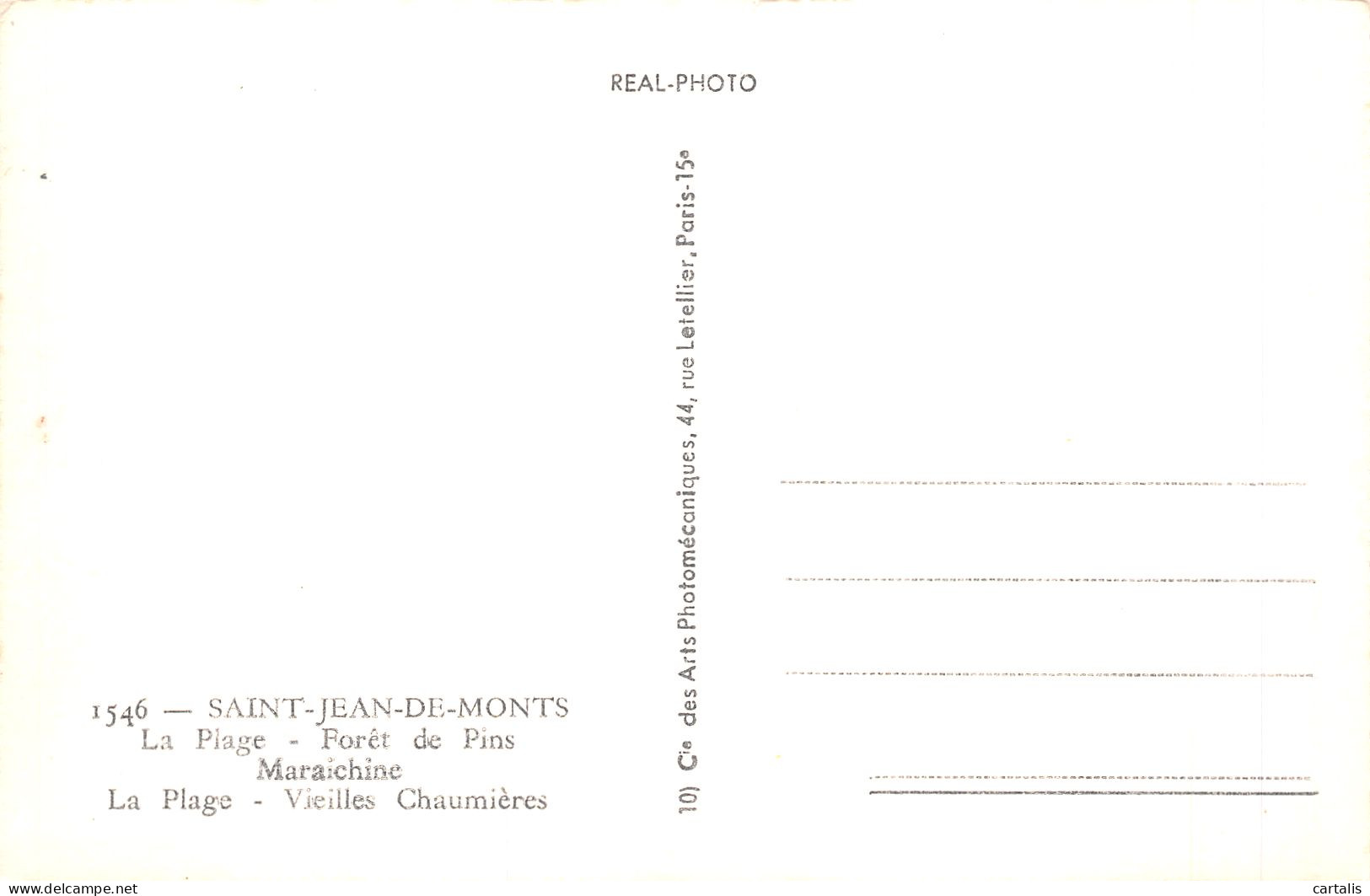 85-SAINT JEAN DE MONTS-N°4229-B/0247 - Saint Jean De Monts