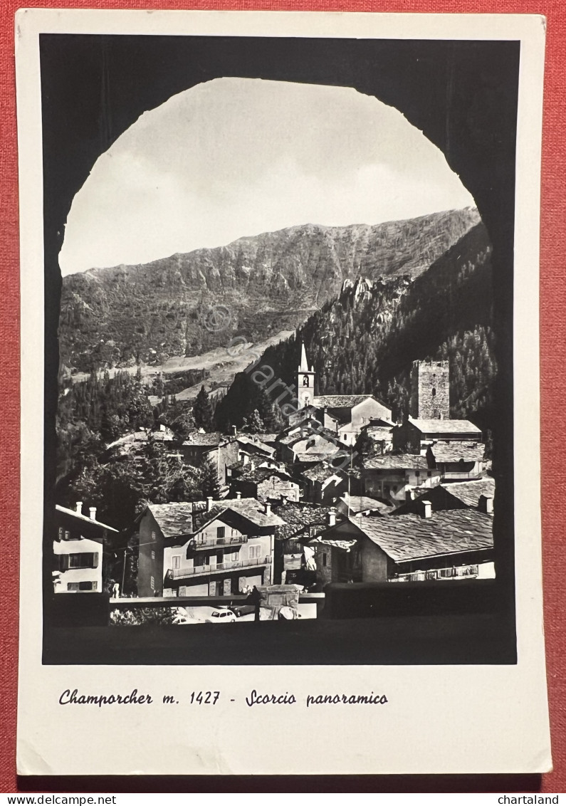 Cartolina - Champorcher ( Valle D'Aosta ) - Scorcio Panoramico - 1963 - Andere & Zonder Classificatie