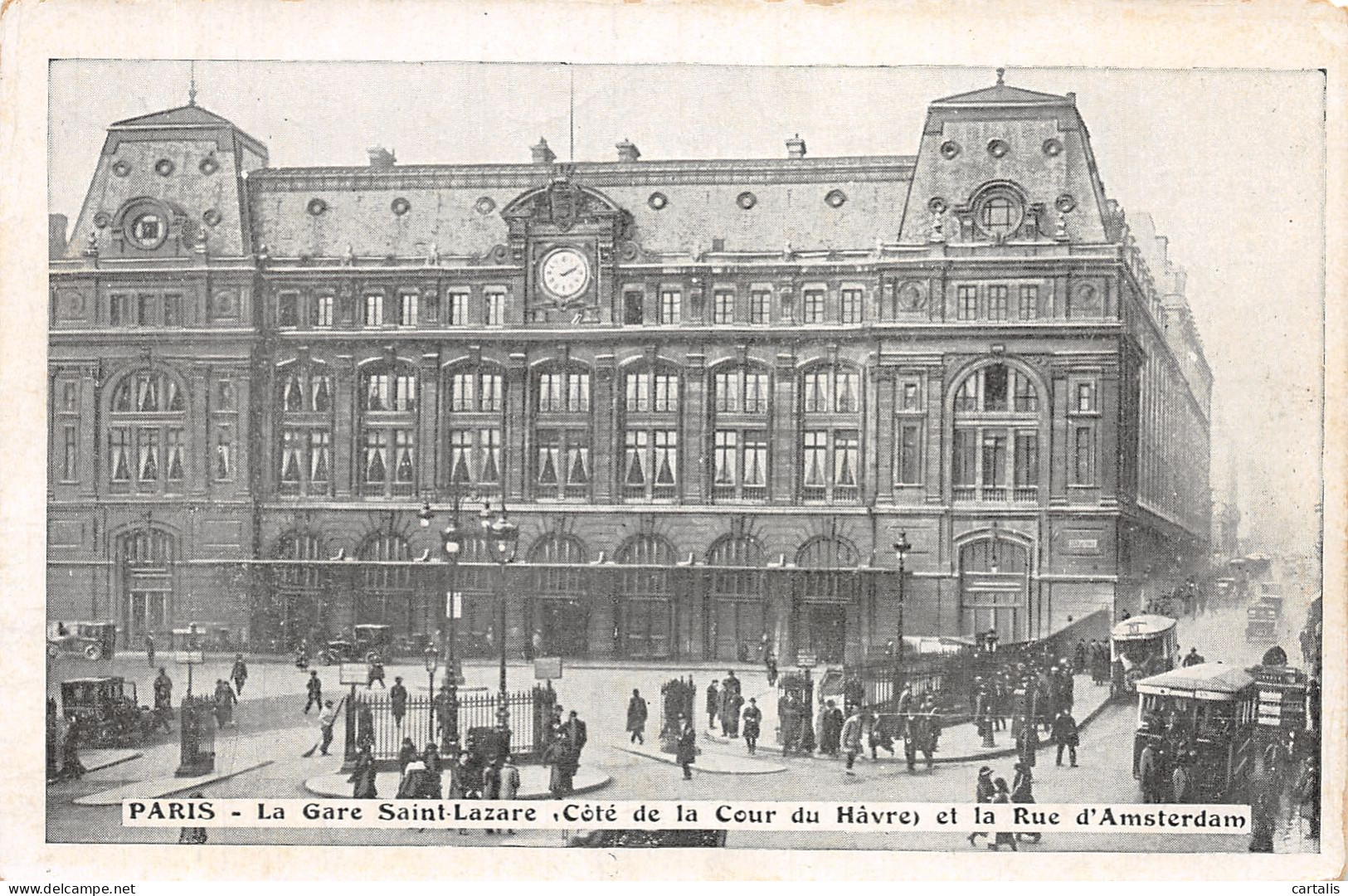 75-PARIS LA GARE SAINT LAZARE-N°4229-E/0163 - Pariser Métro, Bahnhöfe