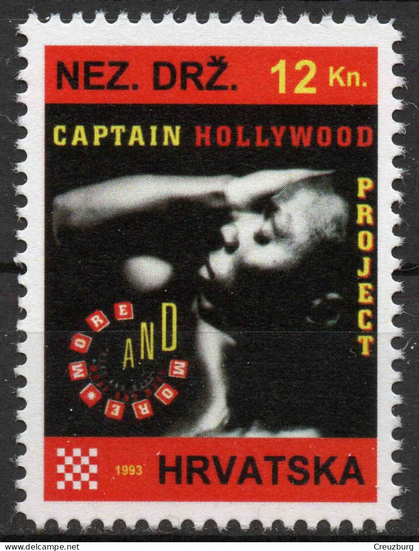 Captain Hollywood - Briefmarken Set Aus Kroatien, 16 Marken, 1993. Unabhängiger Staat Kroatien, NDH. - Croatia