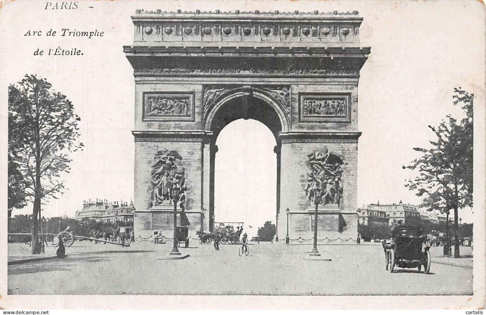 75-PARIS ARC DE TRIOMPHE DE L ETOILE-N°4229-D/0273 - Arc De Triomphe
