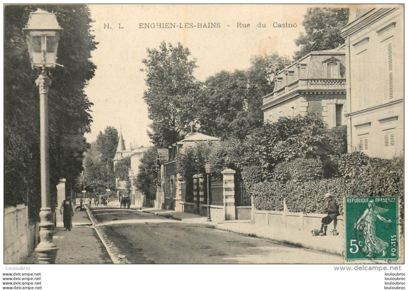 ENGHIEN LES BAINS RUE DU CASINO - Enghien Les Bains