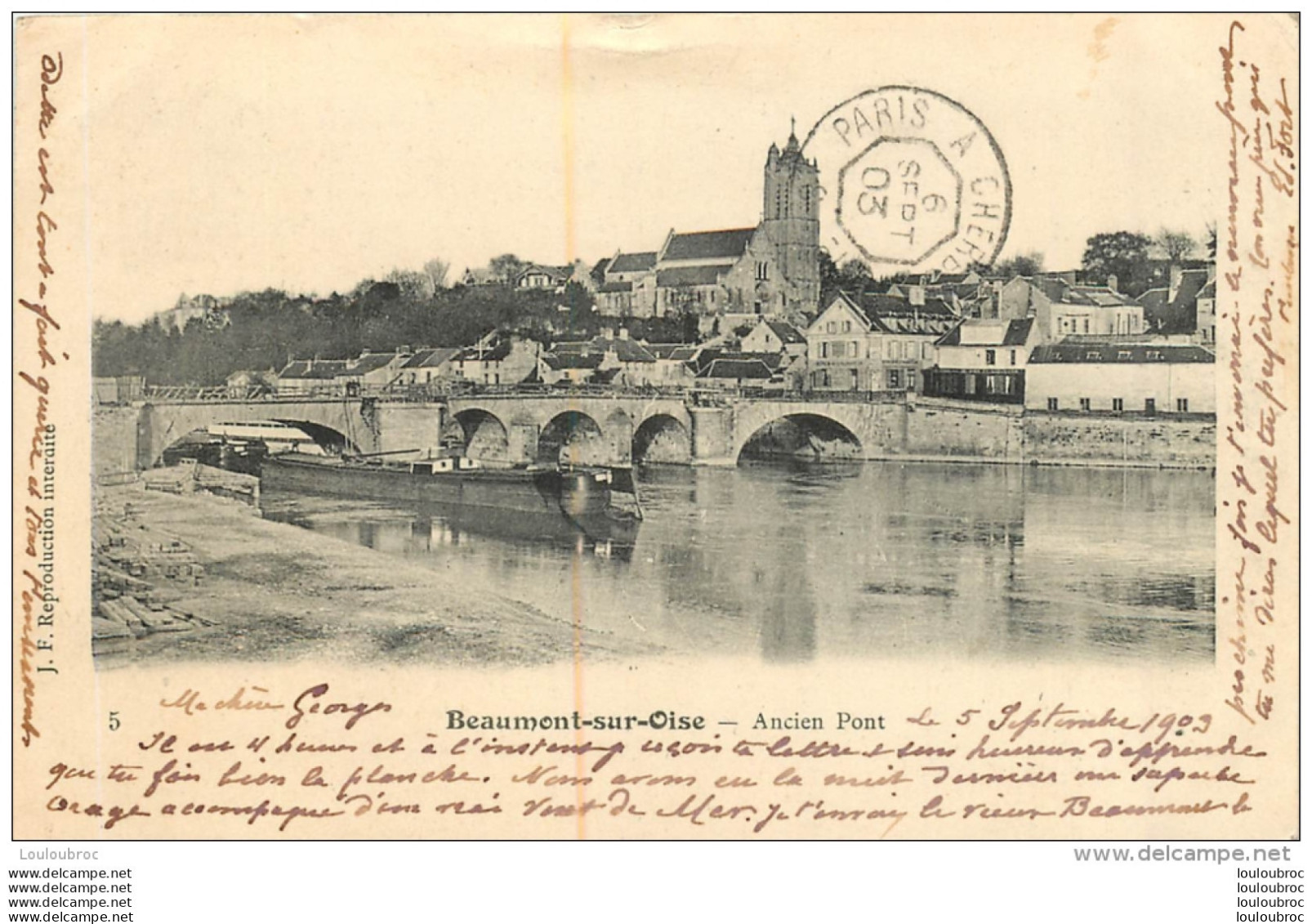 BEAUMONT SUR OISE  ANCIEN PONT - Beaumont Sur Oise