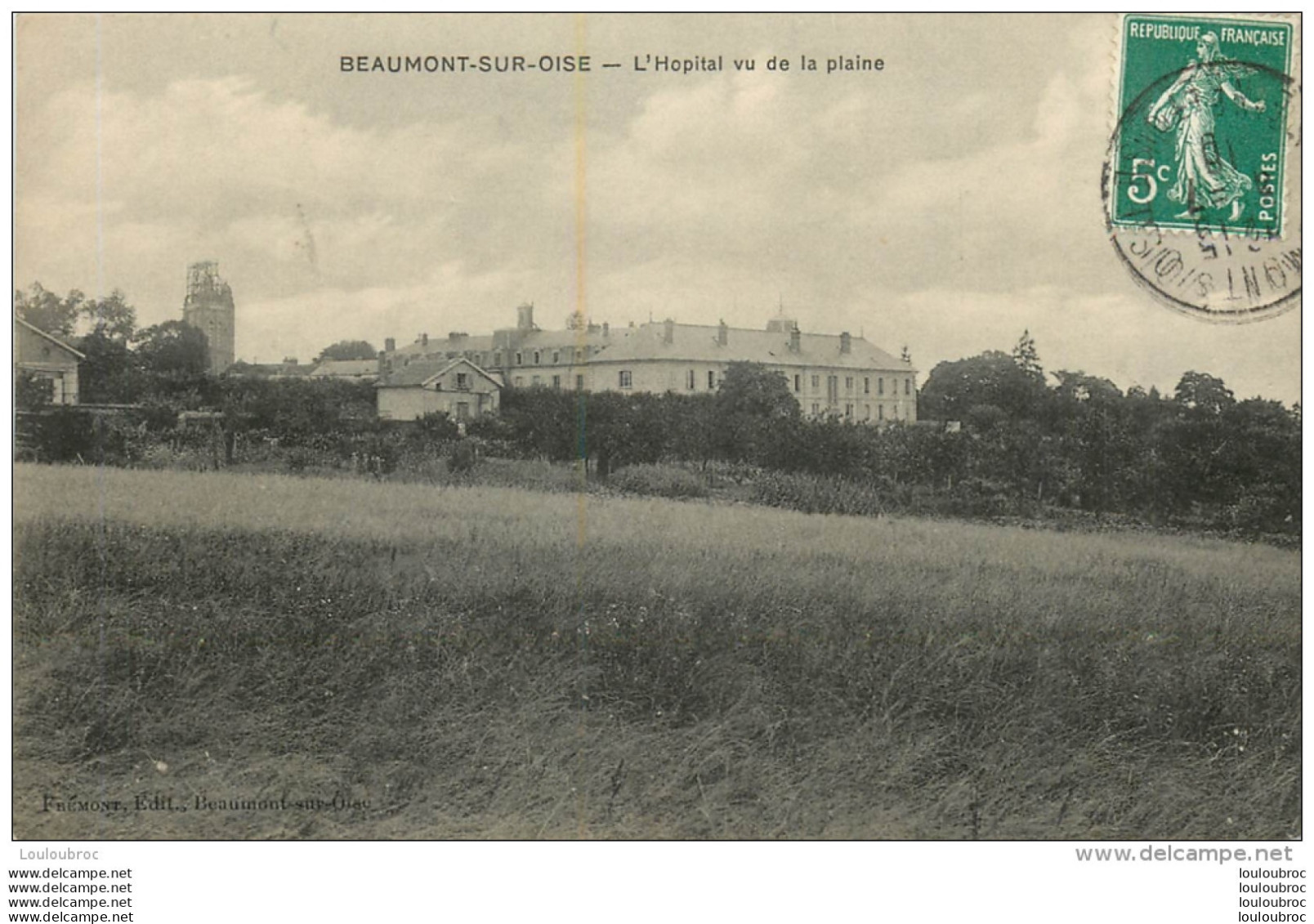 BEAUMONT SUR OISE HOPITAL VU DE LA PLAINE - Beaumont Sur Oise