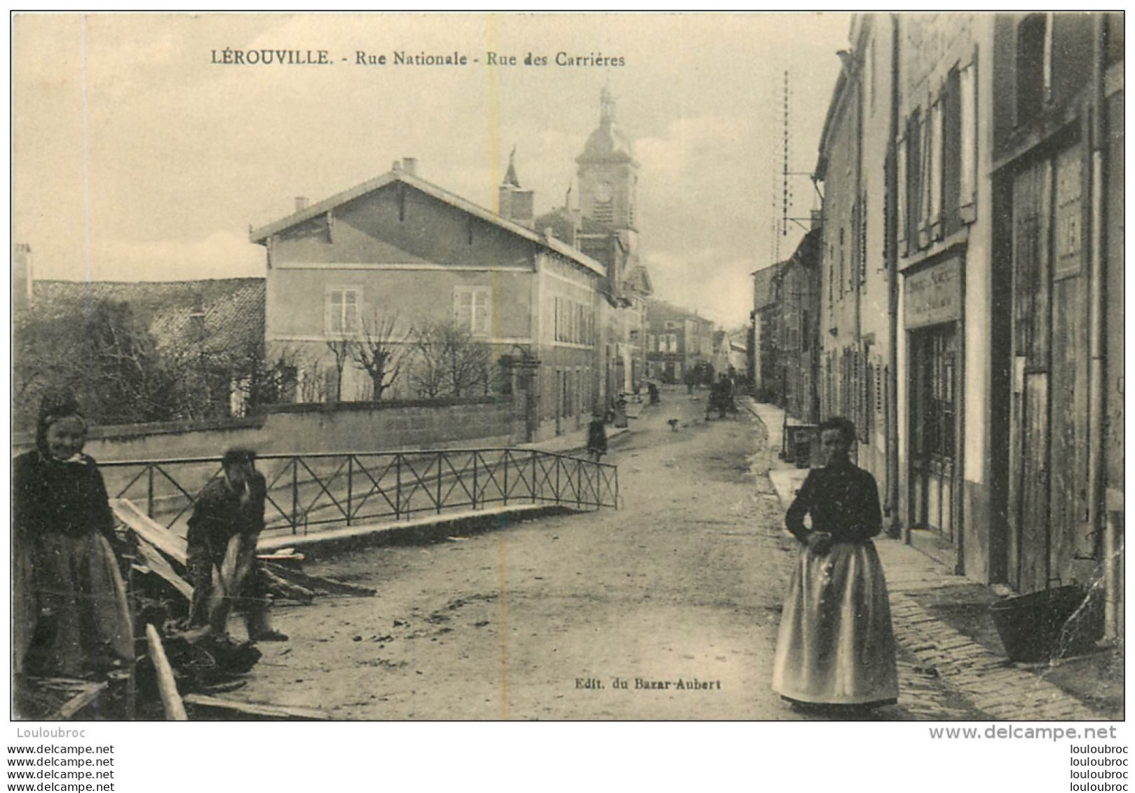 LEROUVILLE RUE NATIONALE RUE DES CARRIERES - Lerouville