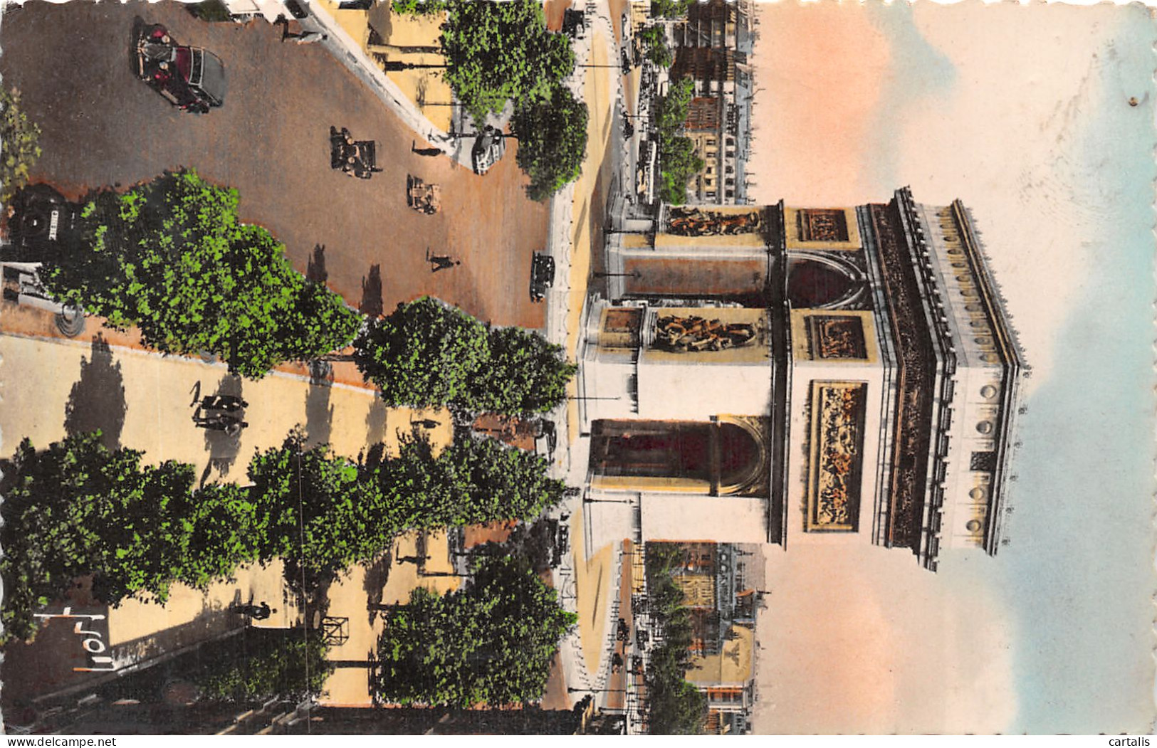 75-PARIS L ARC DE TRIOMPHE DE L ETOILE-N°4229-H/0335 - Arc De Triomphe