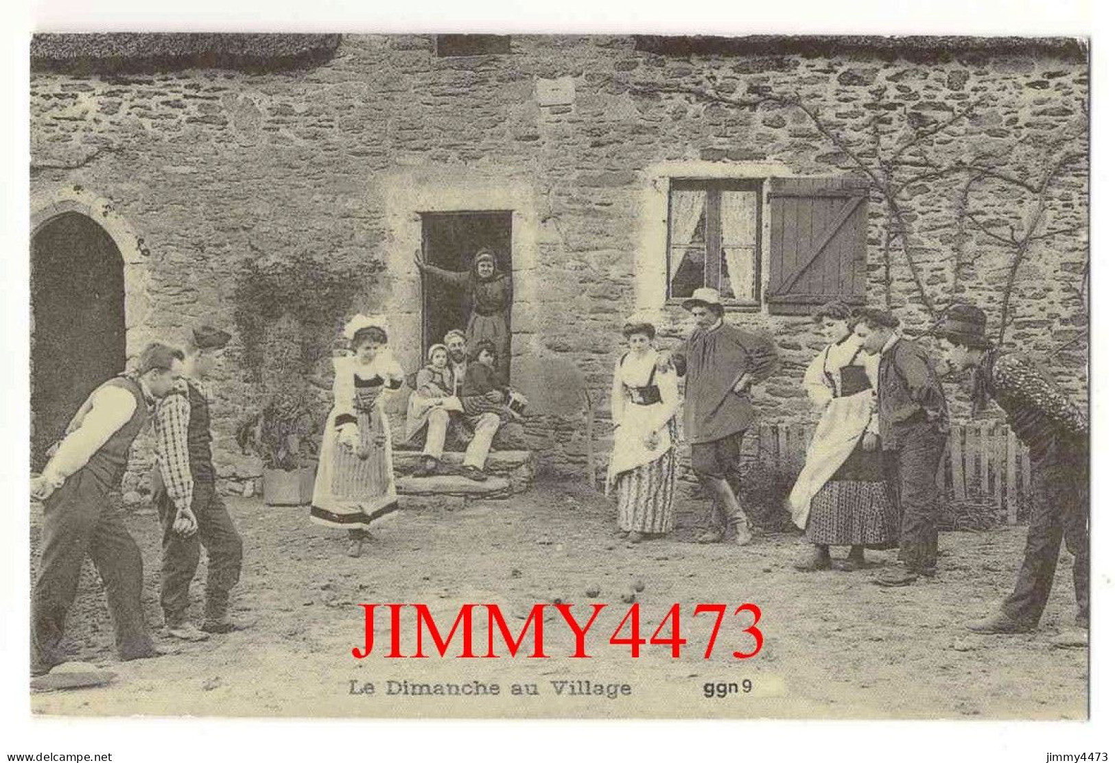 CPA (Repro) - En 1900 - Le Dimanche Au Village - EUREDIS Marseille - Farms