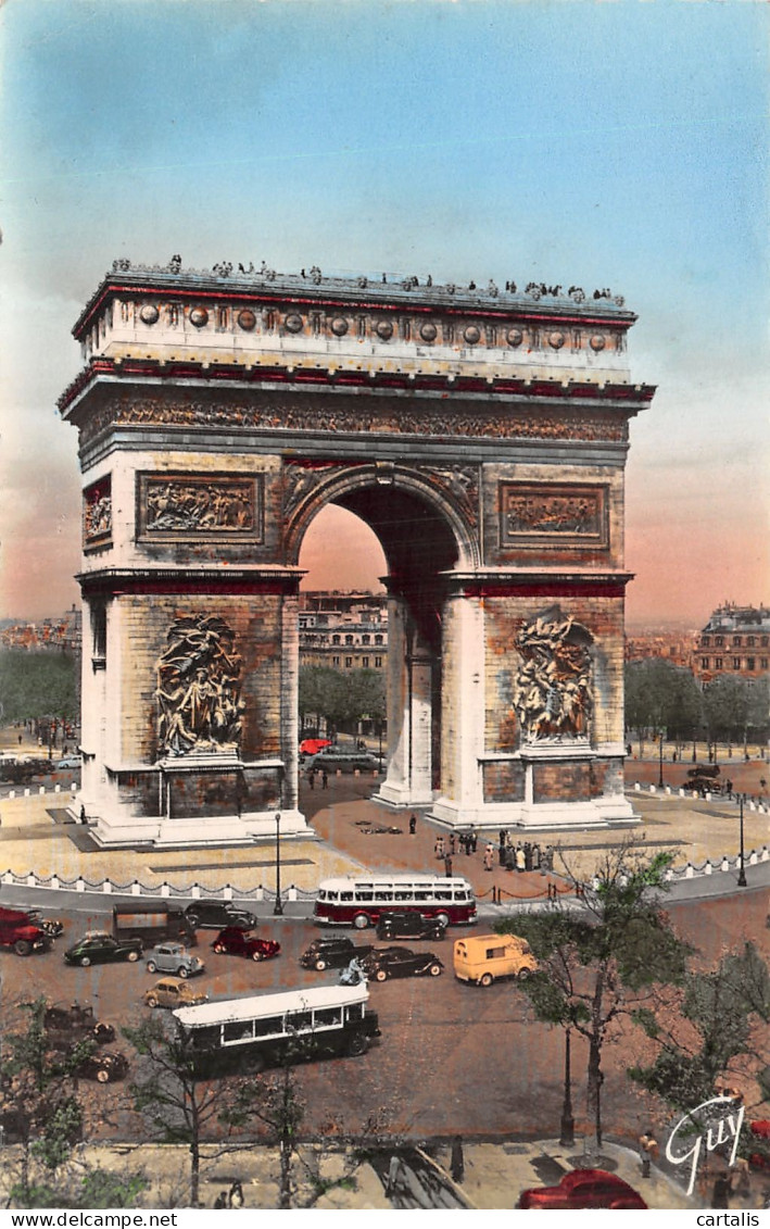 75-PARIS L ARC DE TRIOMPHE DE L ETOILE-N°4229-F/0329 - Arc De Triomphe