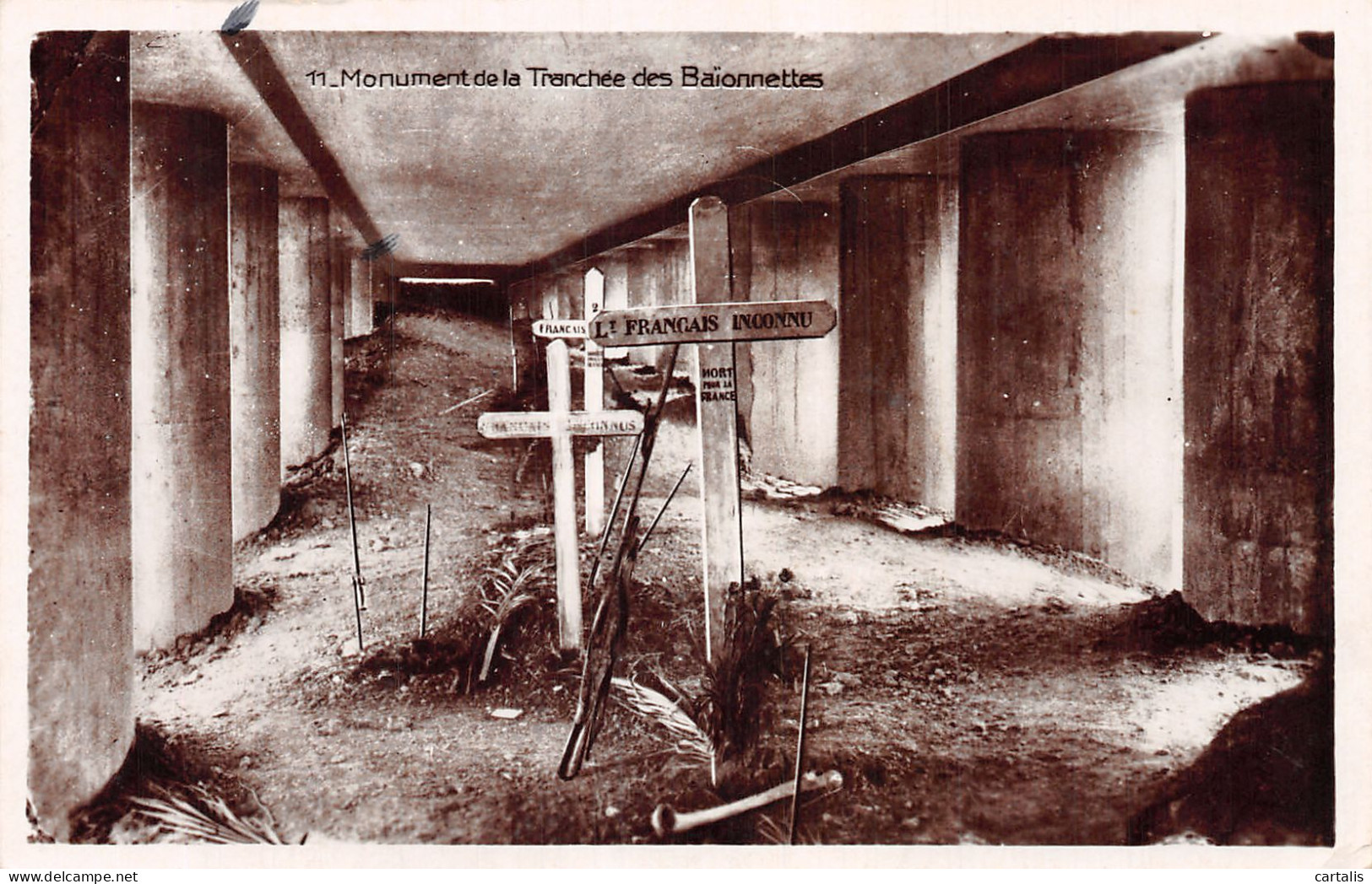 55-DOUAUMONT MONUMENT DE LA TRANCHEE DES BAIONNETTES-N°4230-B/0139 - Douaumont