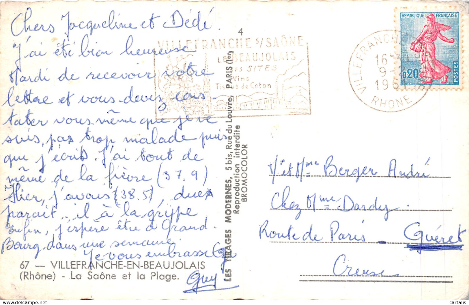 69-VILLEFRANCHE EN BEAUJOLAIS-N°4230-A/0229 - Autres & Non Classés