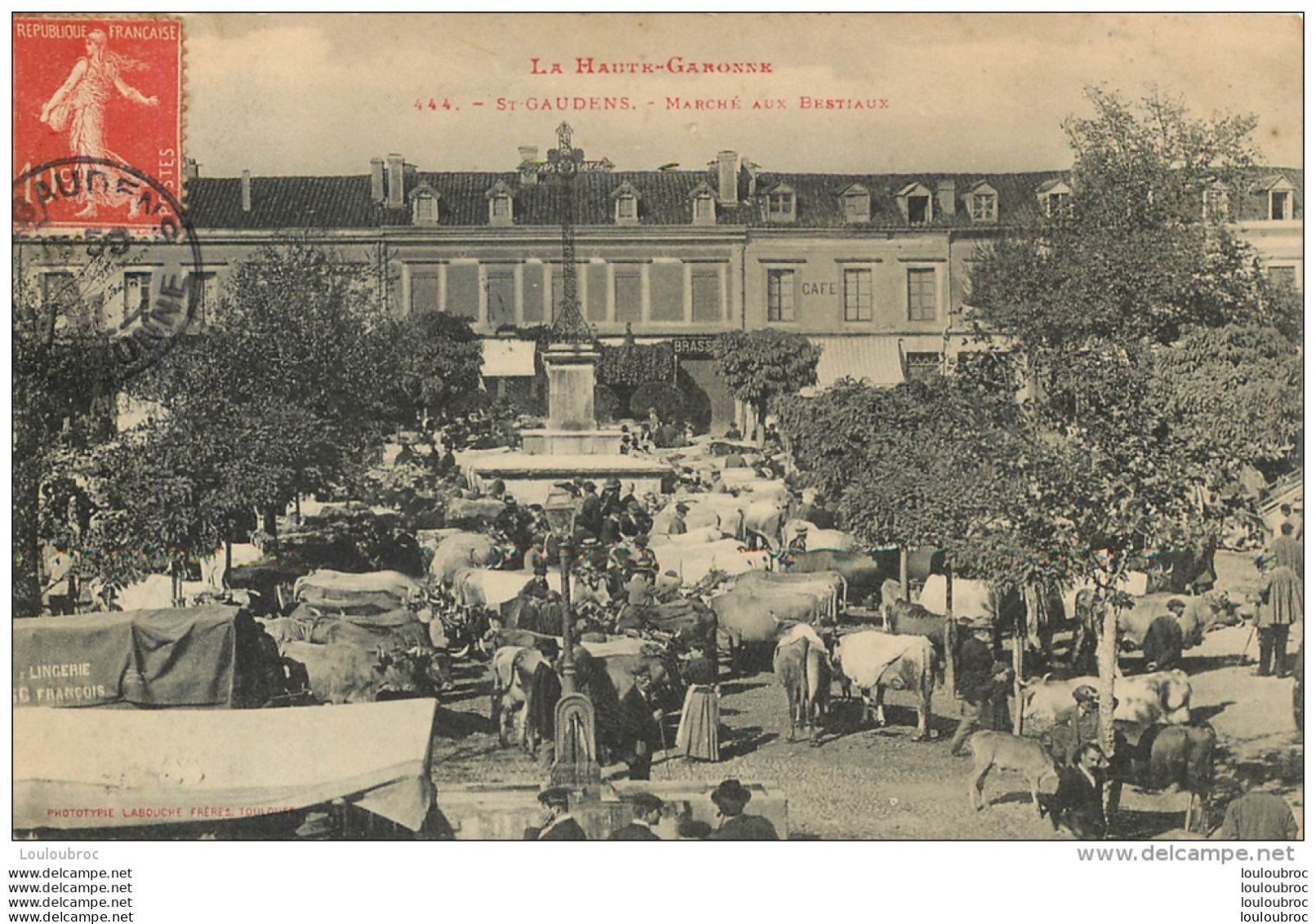 SAINT GAUDENS MARCHE AUX BESTIAUX - Saint Gaudens