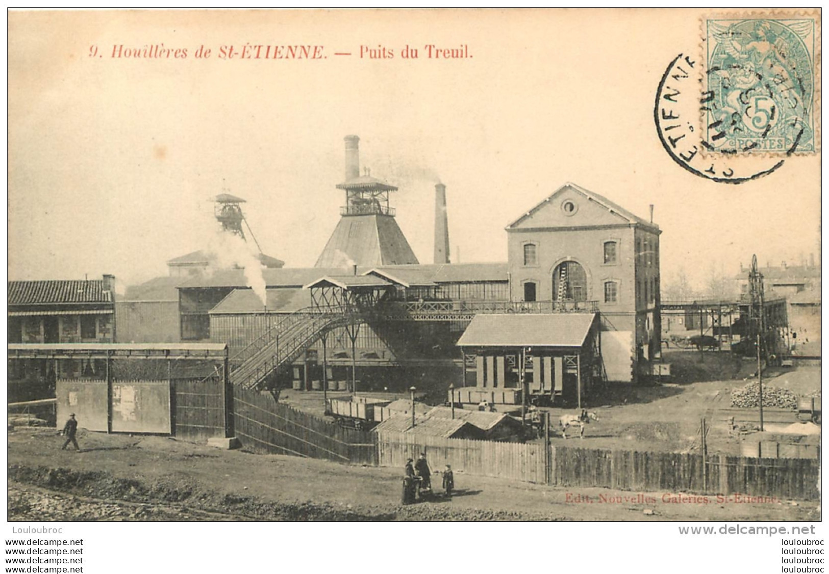 SAINT ETIENNE HOUILLERES PUITS DU TREUIL - Saint Etienne