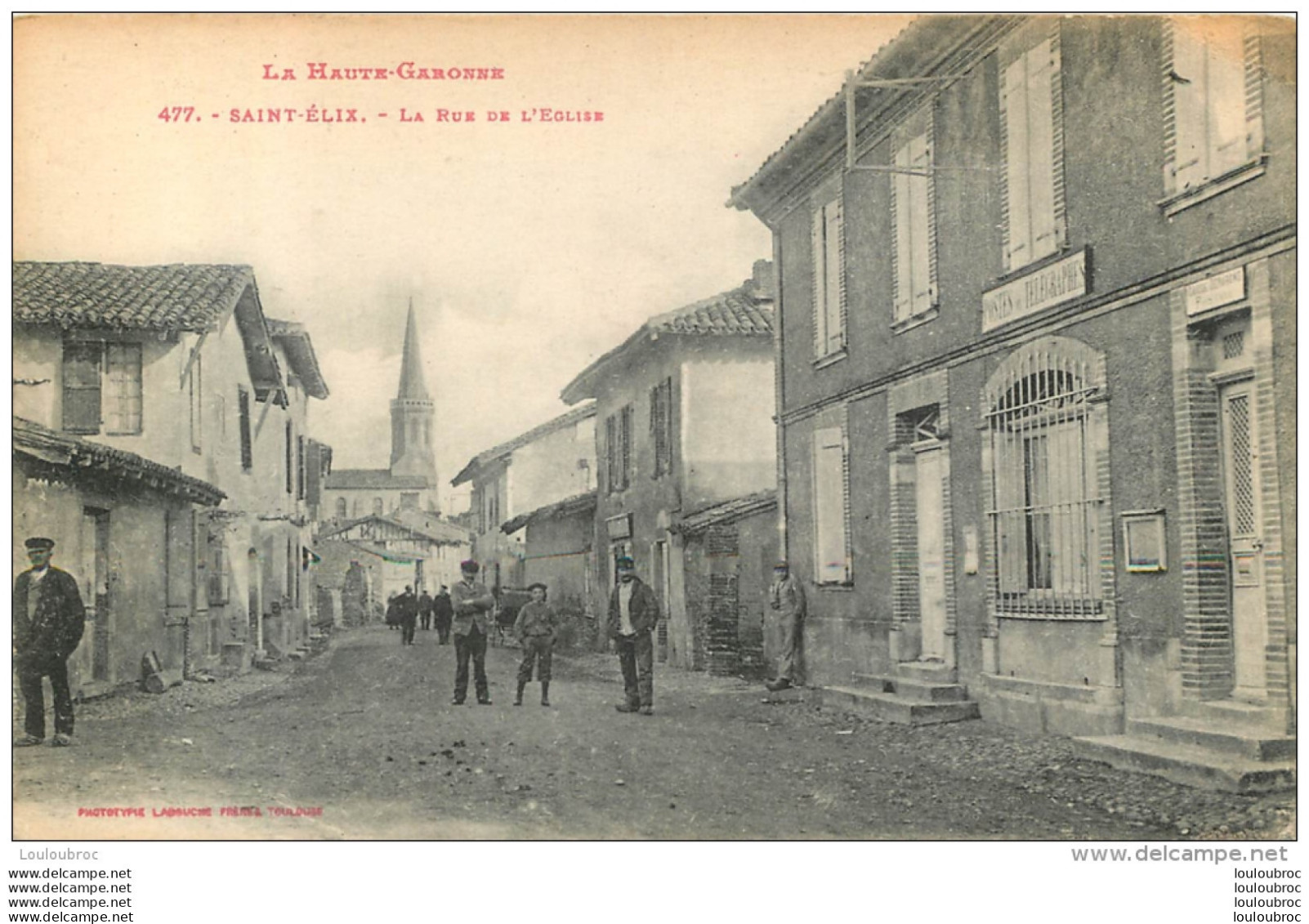 SAINT ELIX LA RUE DE L'EGLISE - Autres & Non Classés