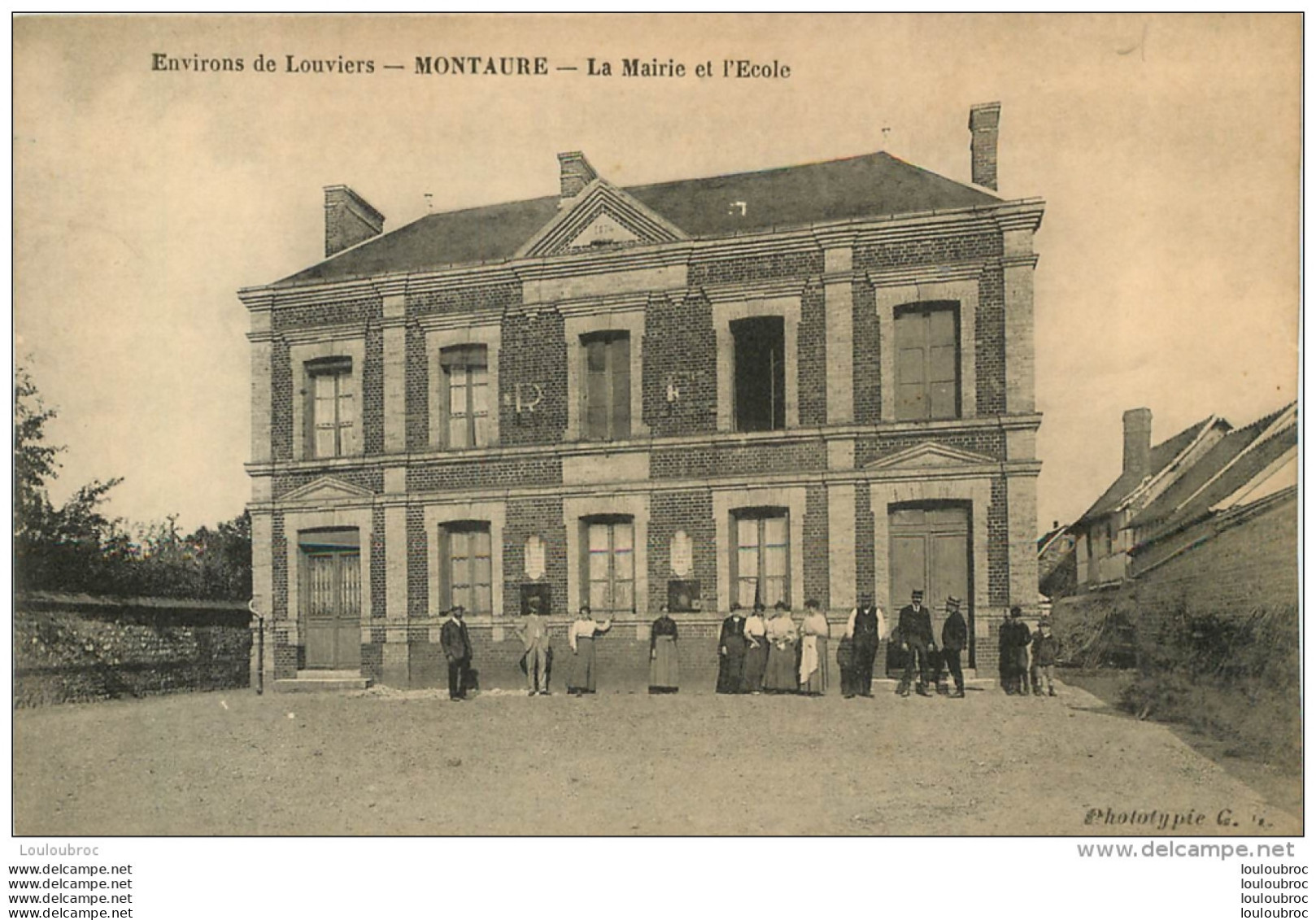 MONTAURE MAIRIE ET ECOLE - Autres & Non Classés