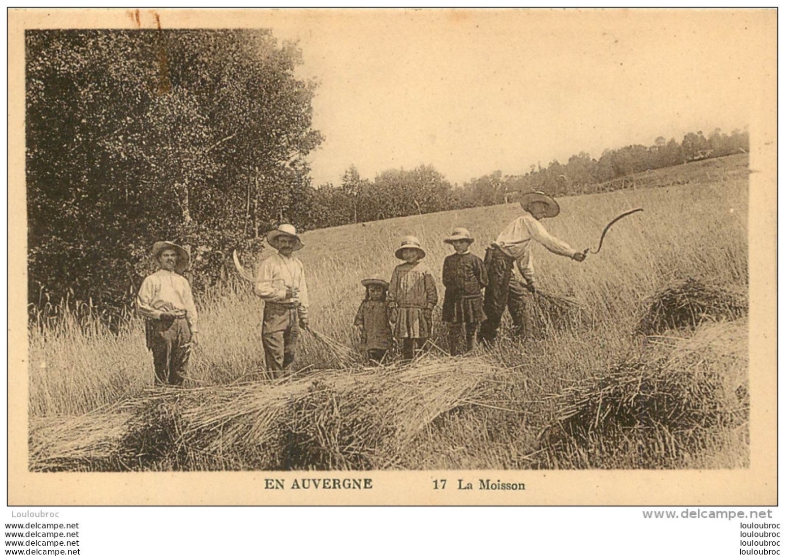 EN AUVERGNE LA  MOISSON - Sonstige & Ohne Zuordnung