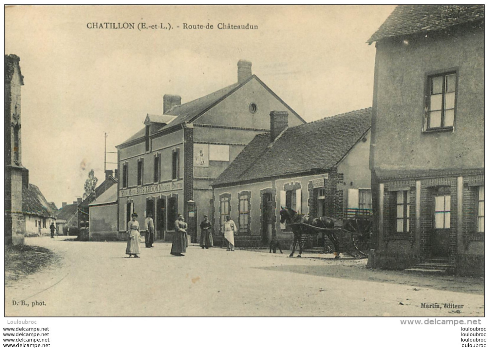 CHATILLON EN DUNOIS  ROUTE DE CHATEAUDUN - Autres & Non Classés