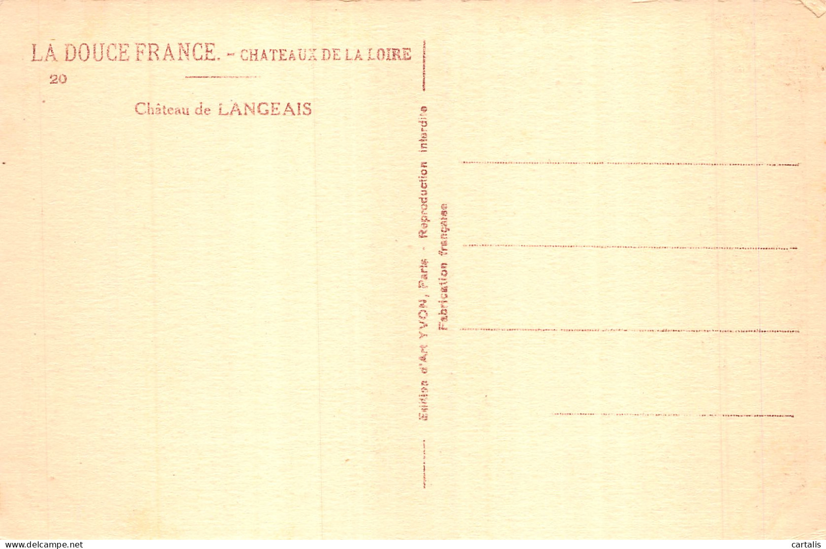 37-LANGEAIS-N°4230-F/0125 - Langeais