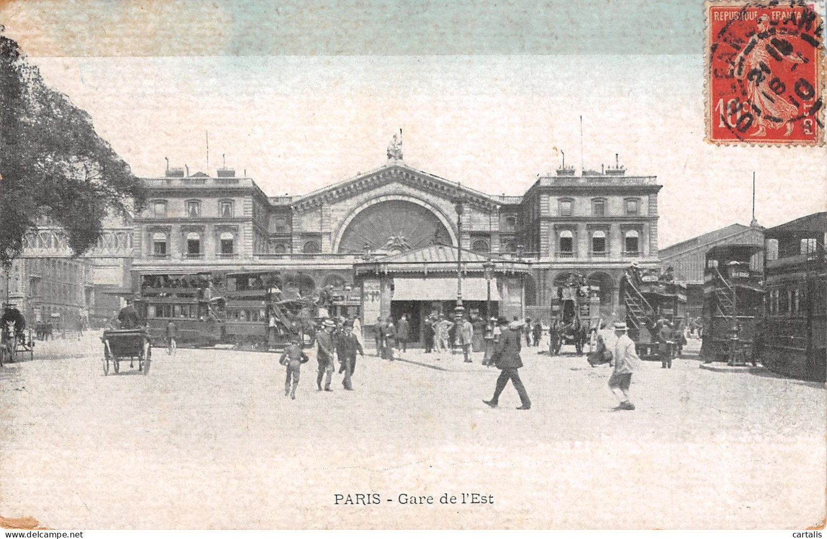 75-PARIS GARE DE L EST-N°4230-F/0049 - Métro Parisien, Gares