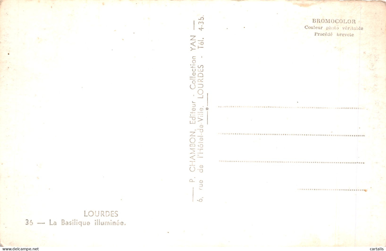 65-LOURDES-N°4230-E/0381 - Lourdes