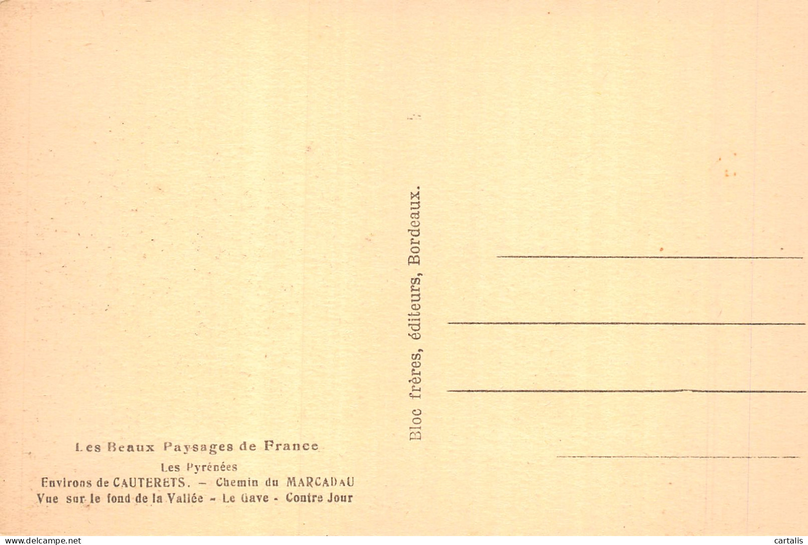65-LES PYRENEES CHEMIN DE MARCADAU-N°4230-E/0289 - Sonstige & Ohne Zuordnung