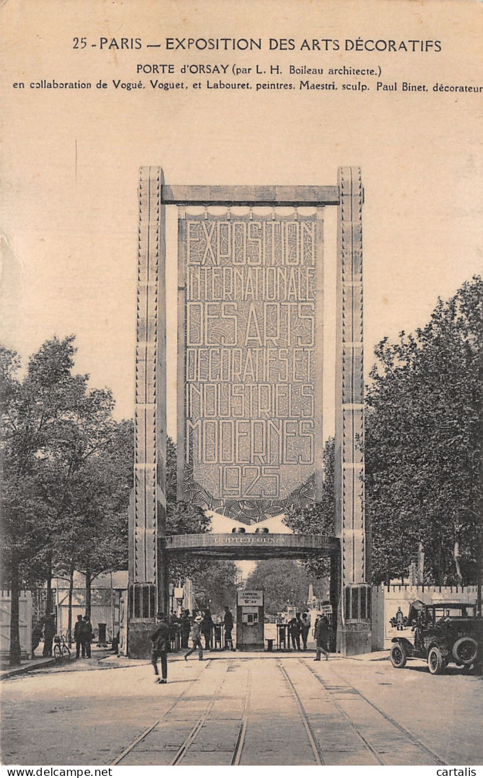 75-PARIS EXPO DES ARTS DECORATIFS-N°4230-E/0165 - Expositions