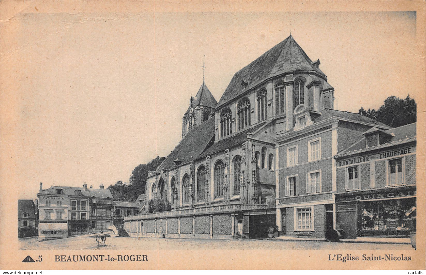 27-BEAUMONT LE ROGER-N°4230-D/0367 - Beaumont-le-Roger