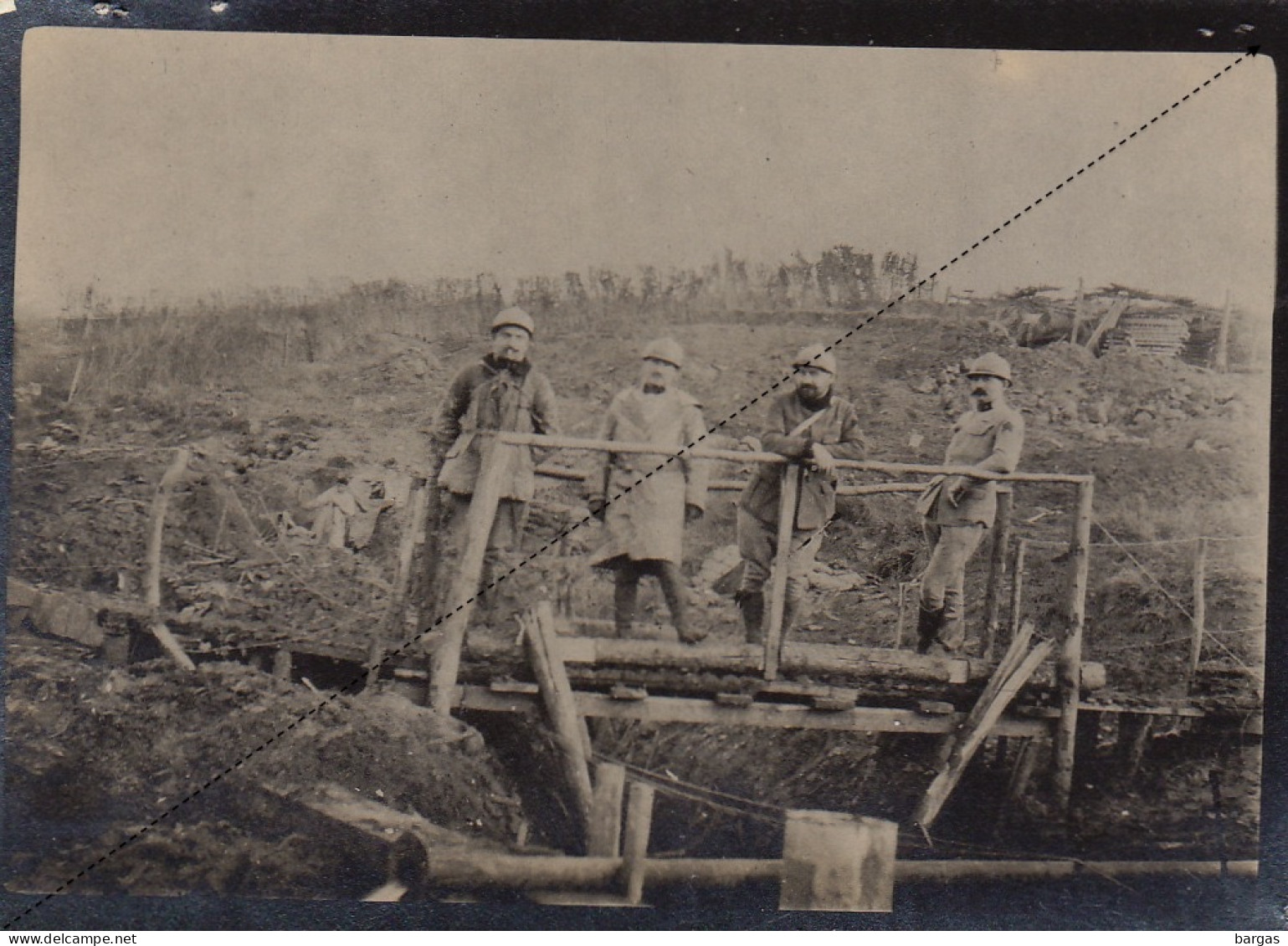 Photo Guerre 14-18 WW1 Les Eparges Mai 1916 Tranchées -  Verdun Meuse - Krieg, Militär