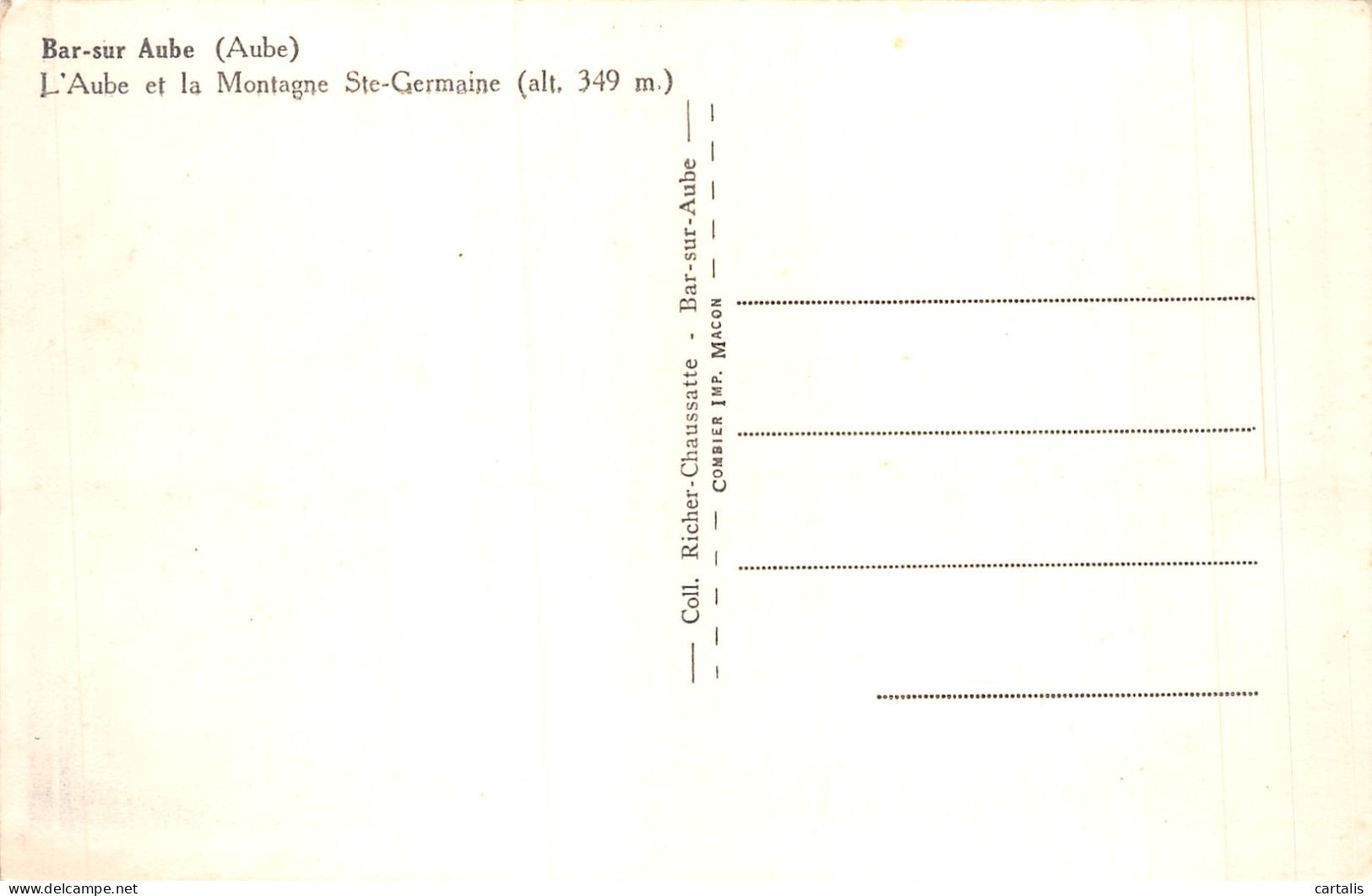 10-BAR SUR AUBE-N°4230-D/0005 - Bar-sur-Aube