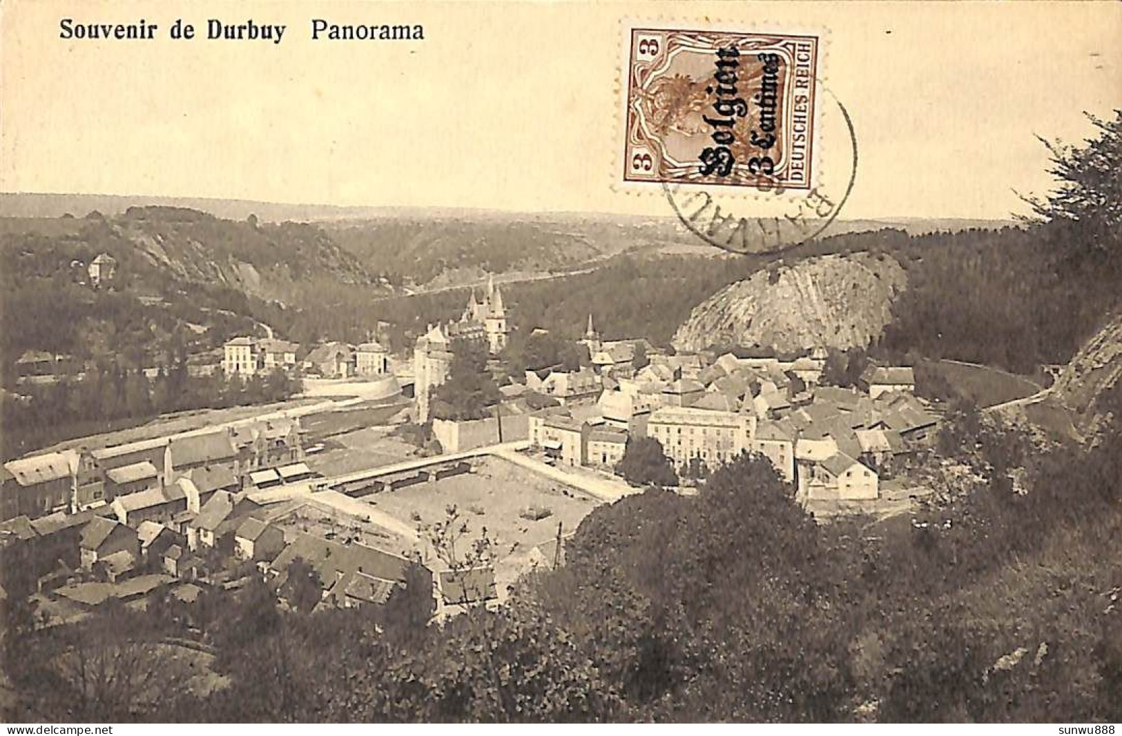 Durbuy - Panorama (Edit. J. Albert Detroz Germania 1915) - Durbuy