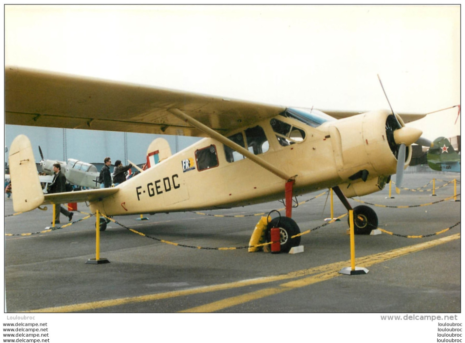 PHOTO  AVION  Max Holste "Broussard" MH152   FORMAT  14 X 9.50 CM - Luchtvaart