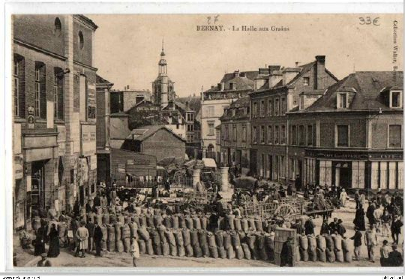 BERNAY HALLE MARCHE AUX GRAINS ANIMEE - Bernay