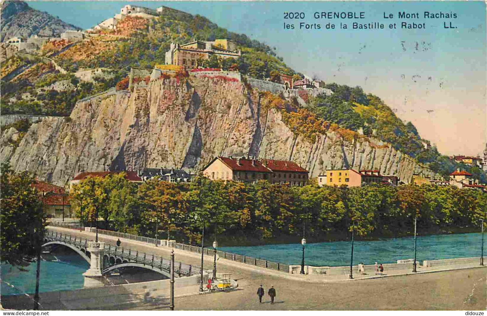 38 - Grenoble - Le Mont Rachais - Les Forts De La Bastille Et Rabot - CPA - Voir Scans Recto-Verso - Grenoble
