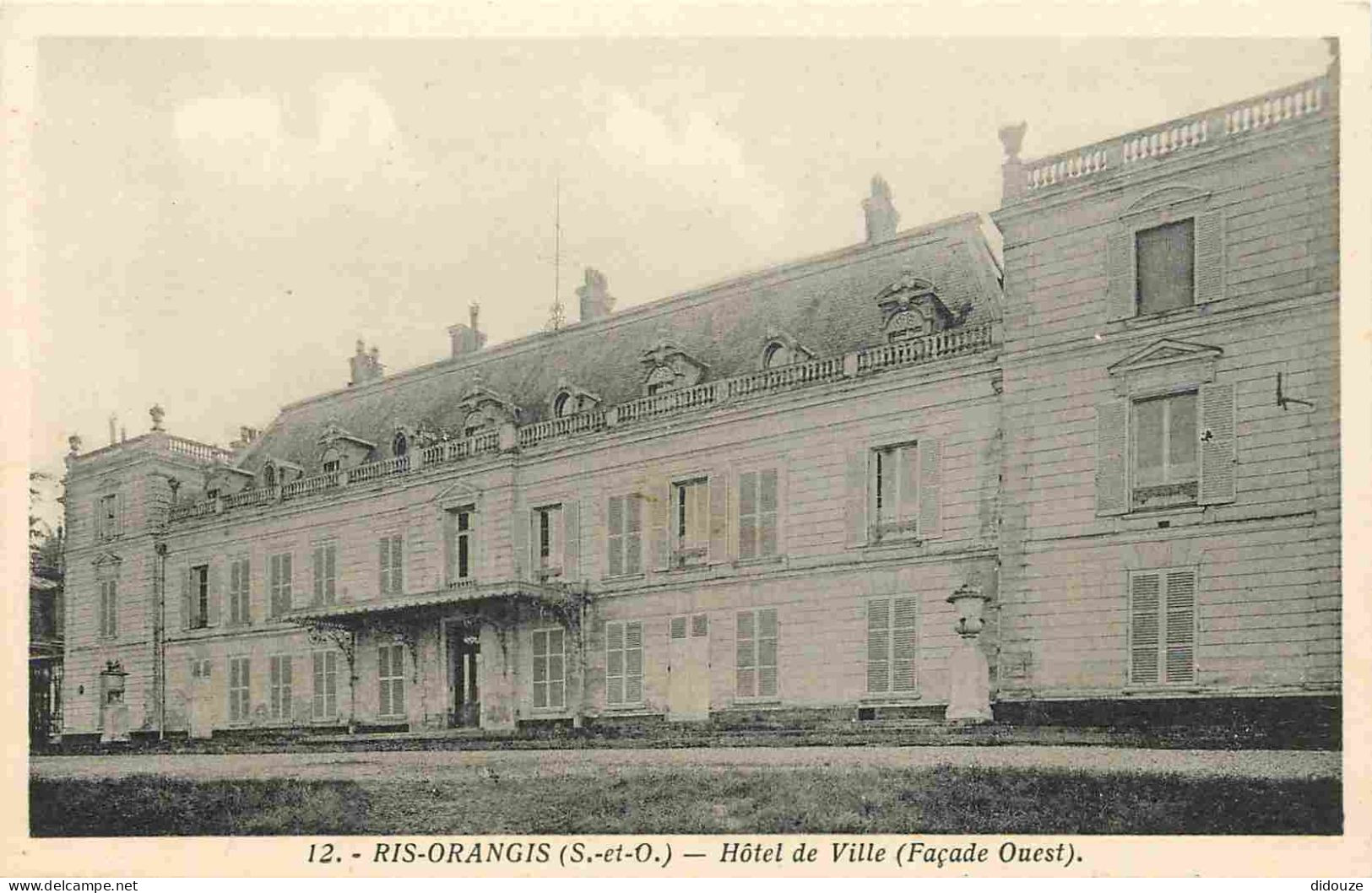 91 - Ris-Orangis - Hotel De Ville - Façade Ouest - CPA - Voir Scans Recto-Verso - Ris Orangis