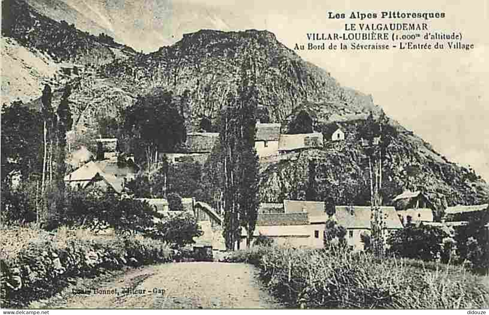 05 - Villar Loubière - Le Valgaudemar - Au Bord De La Séveraisse - L'entrée Du Village - CPA - Voir Scans Recto-Verso - Autres & Non Classés