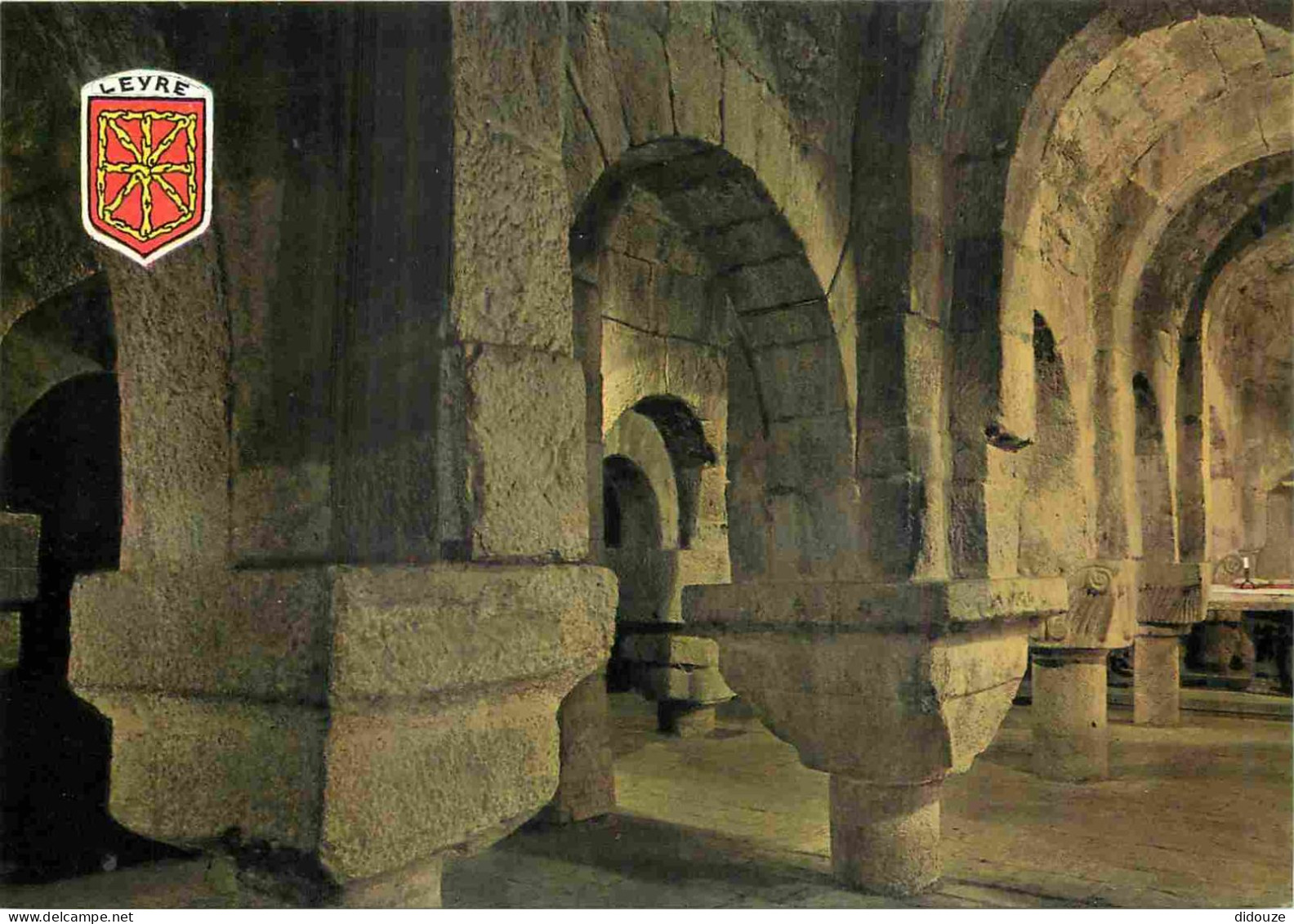 Espagne - Espana - Navarra - Monasterio De Leyre - Cripta Carolingia - Crypte - CPM - Voir Scans Recto-Verso - Navarra (Pamplona)