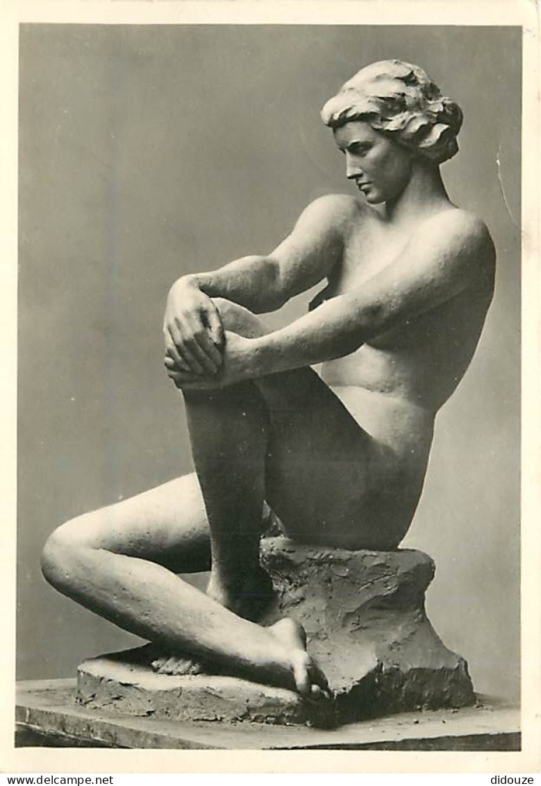 Art - Sculpture Nu - Fritz Klimsch - Olympia 1937 - Rembrandt Verlag Berlin - Femme Nue Aux Seins Nus - Mention Photogra - Sculptures