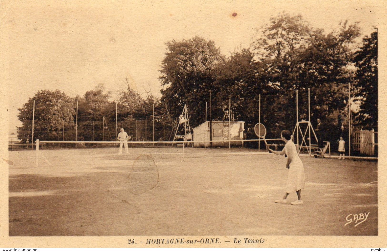 CPA -  MORTAGNE - Sur - ORNE  (61)    Le  Tennis - Autres & Non Classés