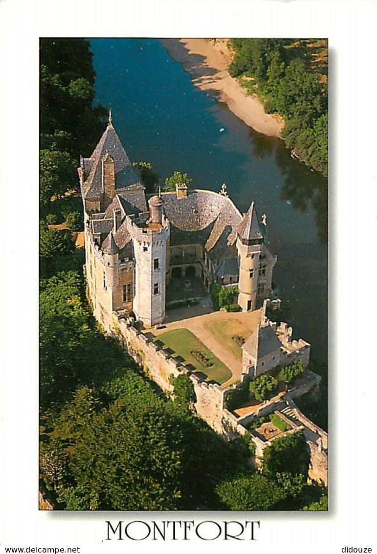 Chateaux - Château De Montfort - Vue Aérienne - Dordogne - Carte Neuve - CPM - Voir Scans Recto-Verso - Châteaux