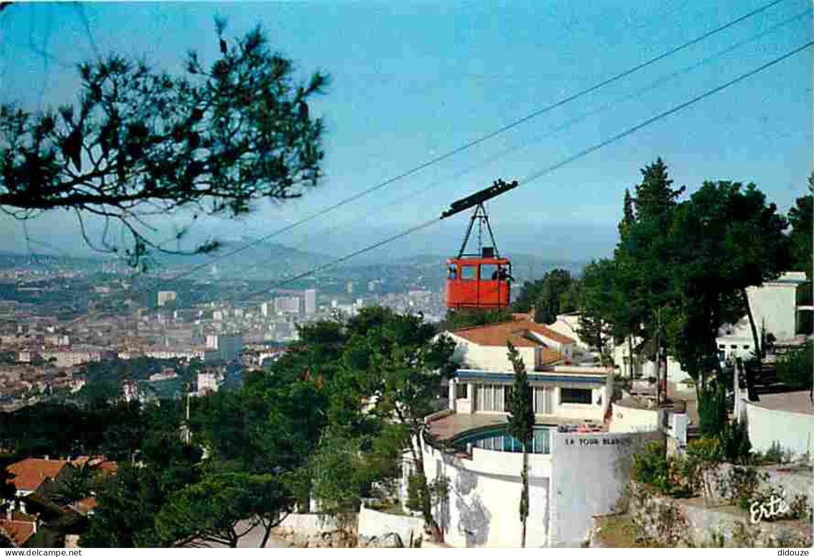 83 - Toulon - Le Téléférique Du Mont Faron - La Tour Blanche - Vue Sur Toulon - CPM - Voir Scans Recto-Verso - Toulon