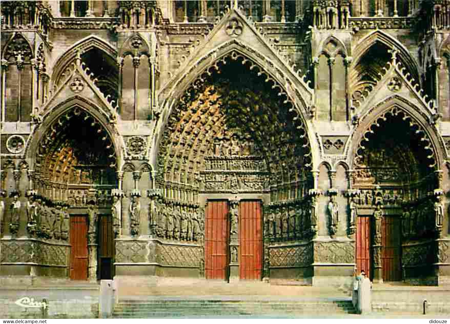 80 - Amiens - La Cathédrale Notre Dame - Les Trois Portails De La Façade - Carte Neuve - CPM - Voir Scans Recto-Verso - Amiens
