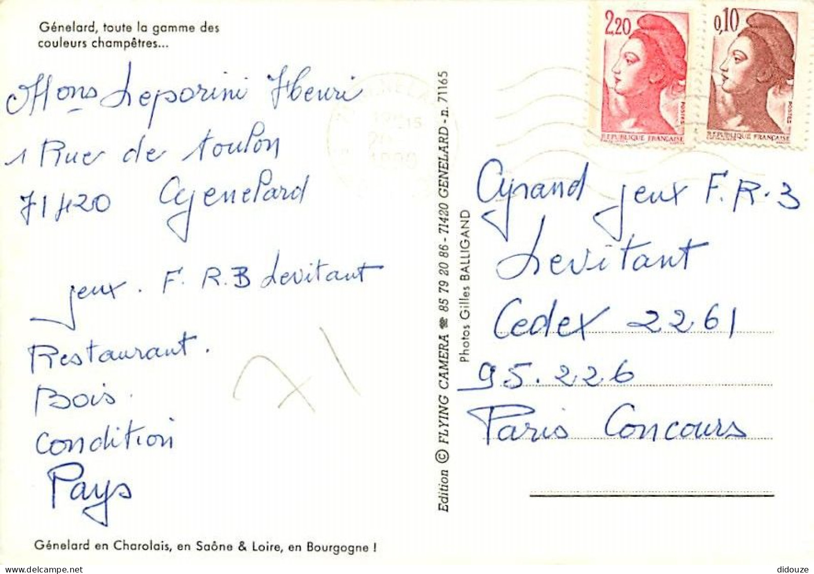 71 - Génelard - Multivues - CPM - Voir Scans Recto-Verso - Autres & Non Classés