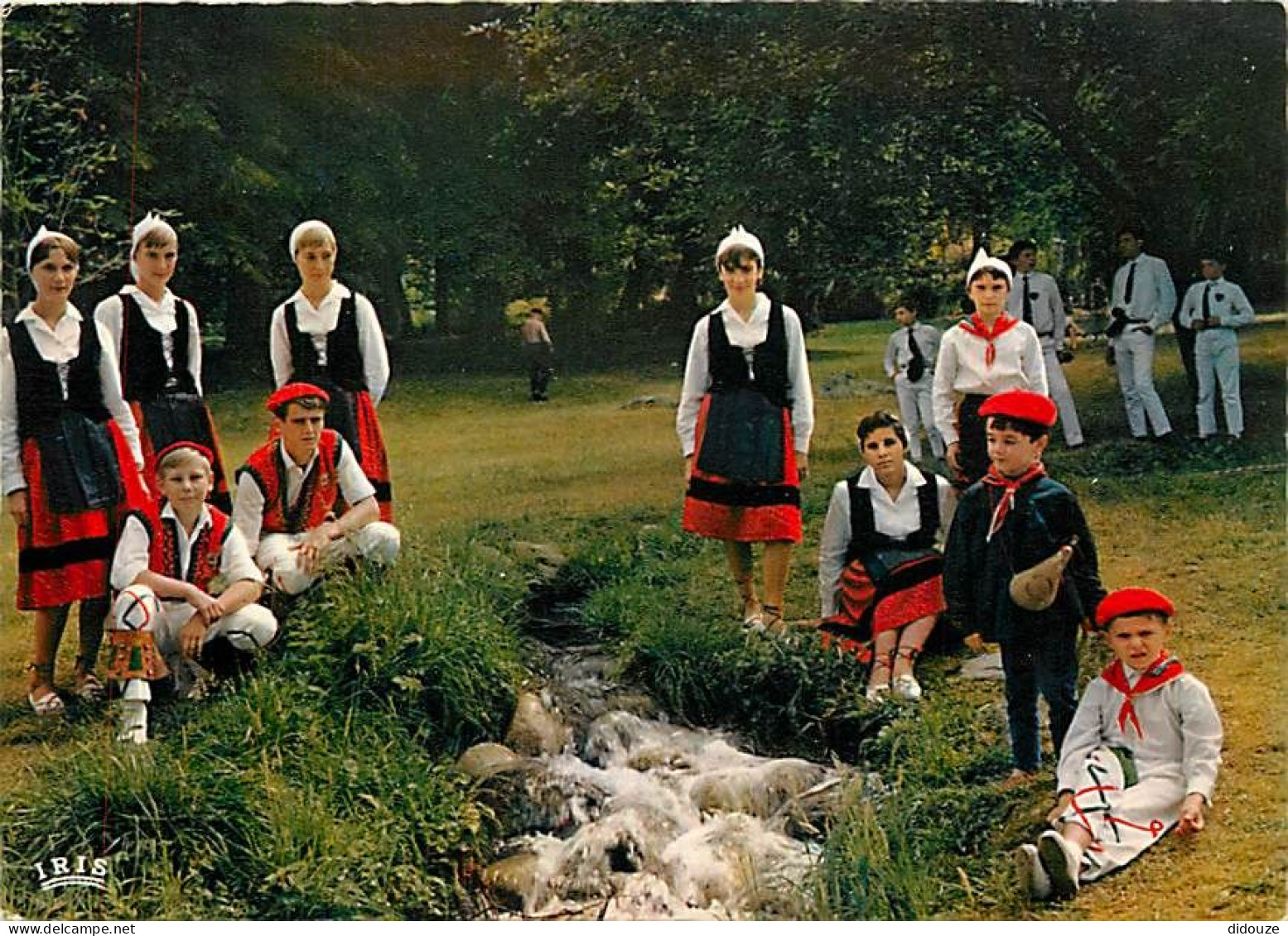 65 - Argelès Gazost - Fête Folklorique Annuelle  - Le Groupe Des Batz-Alai De Bayonne Dans Le Parc Du Casino D'Argelés - - Argeles Gazost