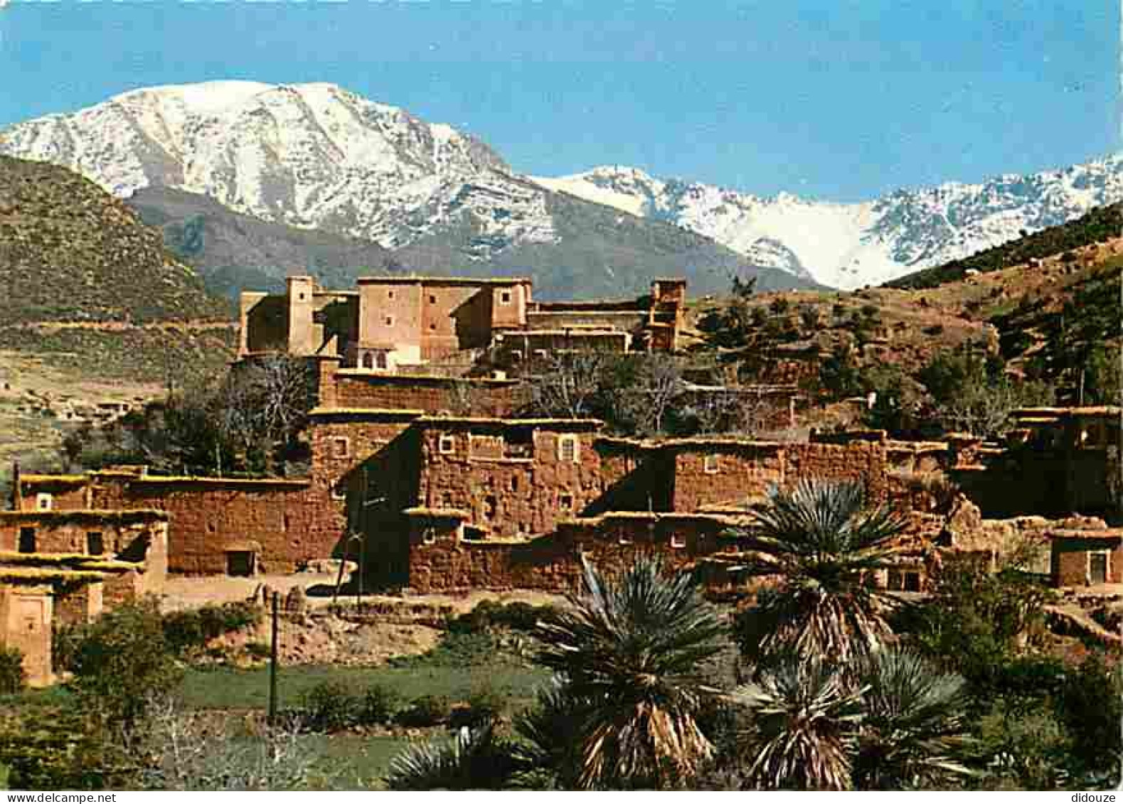 Maroc - Asni - La Casbah D'Asni Et L'Oukaïmeden - Carte Neuve - CPM - Voir Scans Recto-Verso - Other & Unclassified