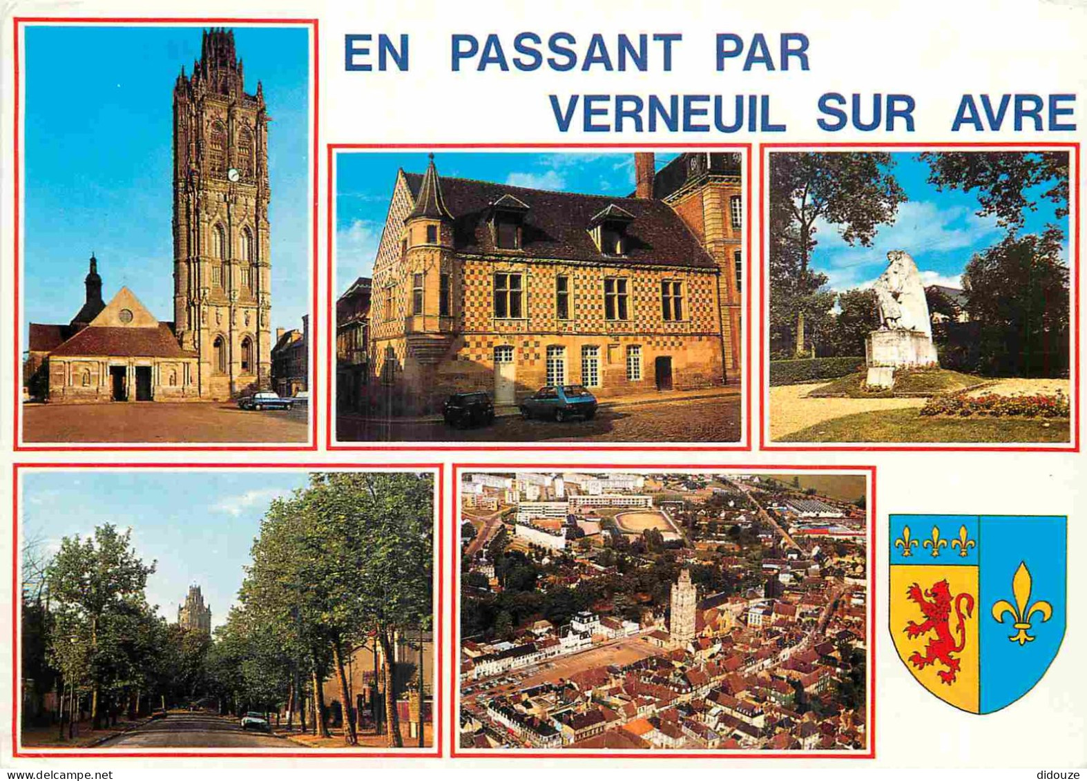 27 - Verneuil Sur Avre - Multivues - Blasons - CPM - Voir Scans Recto-Verso - Verneuil-sur-Avre