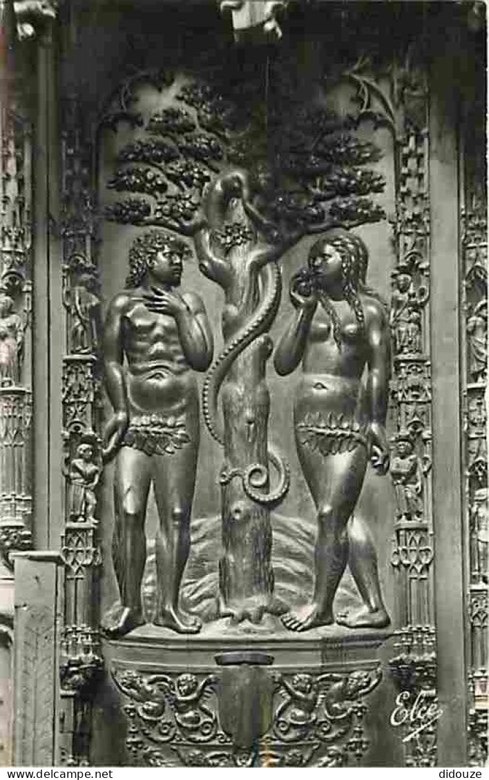 32 - Auch - Intérieur De La Cathédrale Sainte Marie - Détail Des Stalles - Adam Et Eve Au Paradis Terrestre - Art Religi - Auch