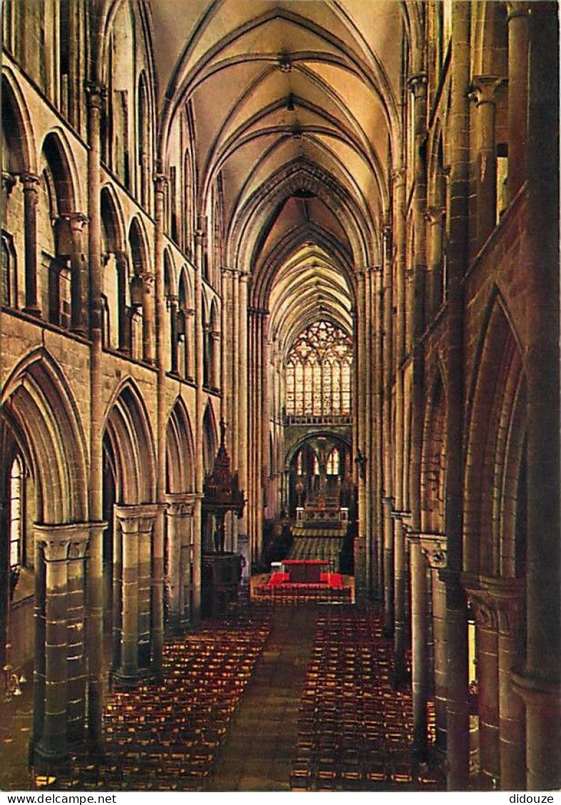 35 - Dol De Bretagne - La Cathédrale Saint-Samson - Le Chœur Et La Nef - CPM - Voir Scans Recto-Verso - Dol De Bretagne
