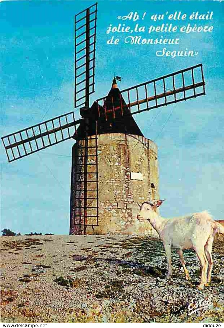 13 - Fontvieille - Le Moulin De Daudet - Chèvres - Carte Neuve - CPM - Voir Scans Recto-Verso - Fontvieille