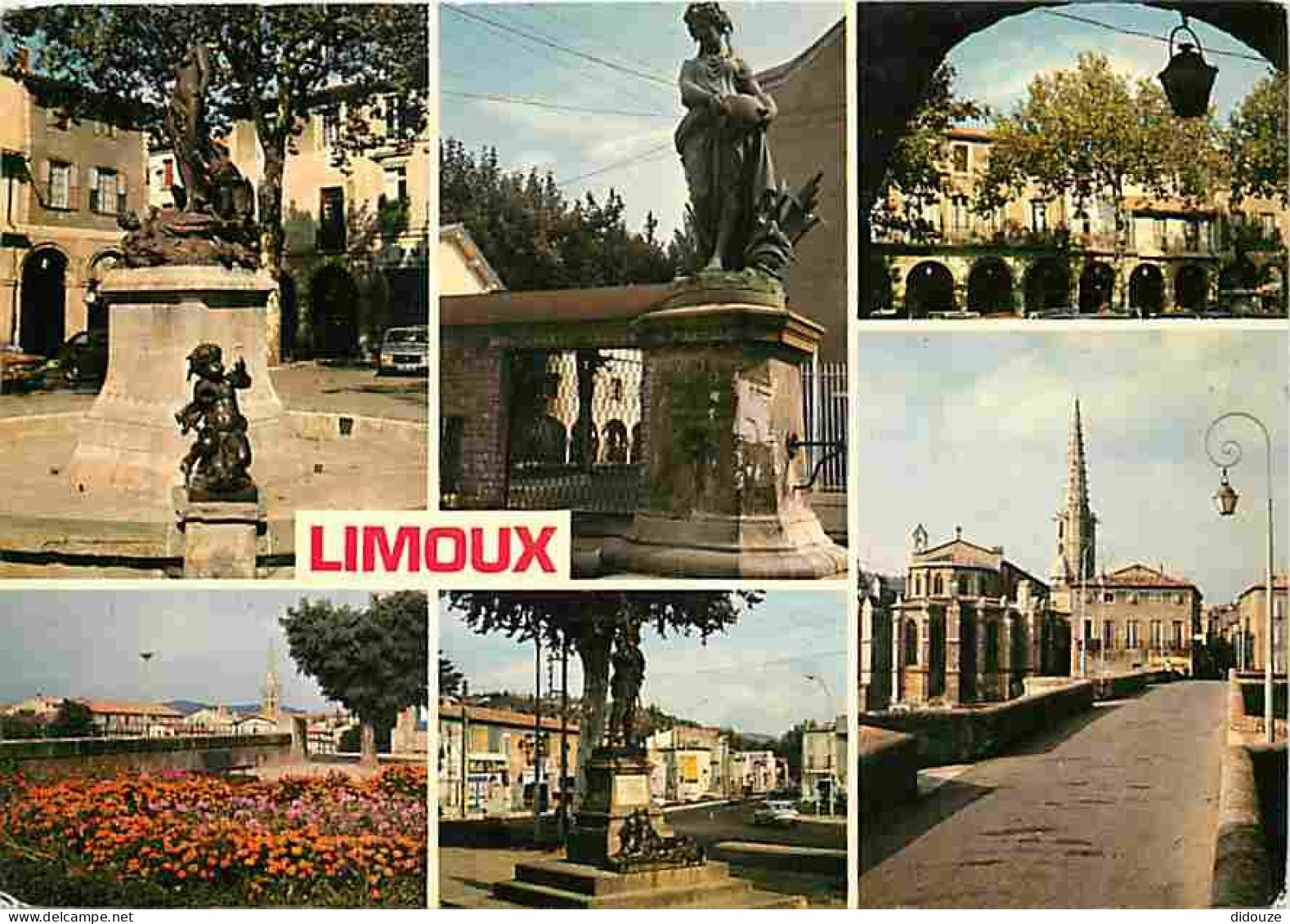 11 - Limoux - Multivues - Automobiles - Fleurs - Flamme Postale De Limoux - CPM - Voir Scans Recto-Verso - Limoux