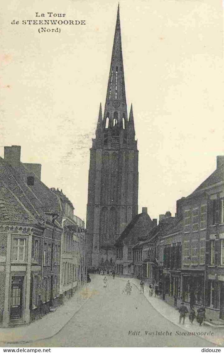 59 - Steenwoorde - La Tour - Animée - CPA - Voir Scans Recto-Verso - Steenvoorde